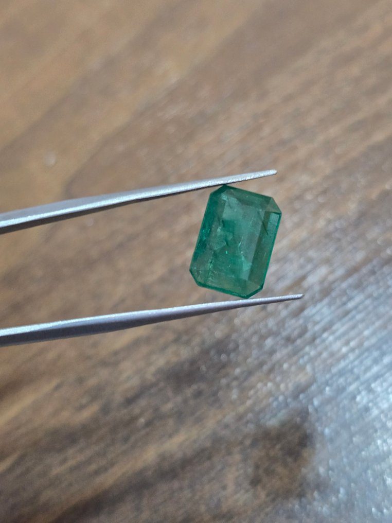 χωρίς τιμή ασφαλείας Πράσινο Σμαράγδι - 6.06 ct - Lotus Gemology - Rich Green - Μικρό Πετρέλαιο #4.3