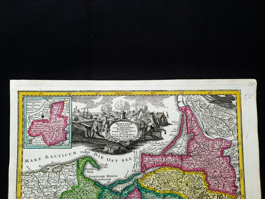 歐洲 - 东北欧 / 普鲁士 / 波兰 / 立陶宛 / 克拉科夫 / 维尔纽斯 / 波罗的海地区 / 华沙; Matthaus Seutter - Borussiae Regnum - 1721-1750 #2.1