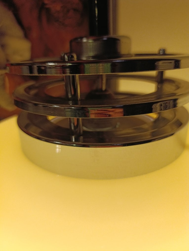 Lampada a sospensione - Vetro opalino - Anni 60 #1.0