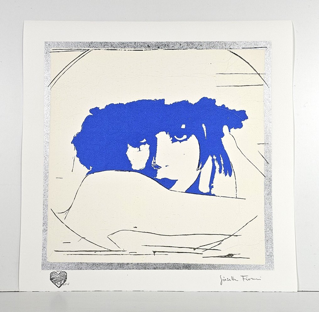 Giosetta Fioroni (1932) - Doppio liberty blue #2.1