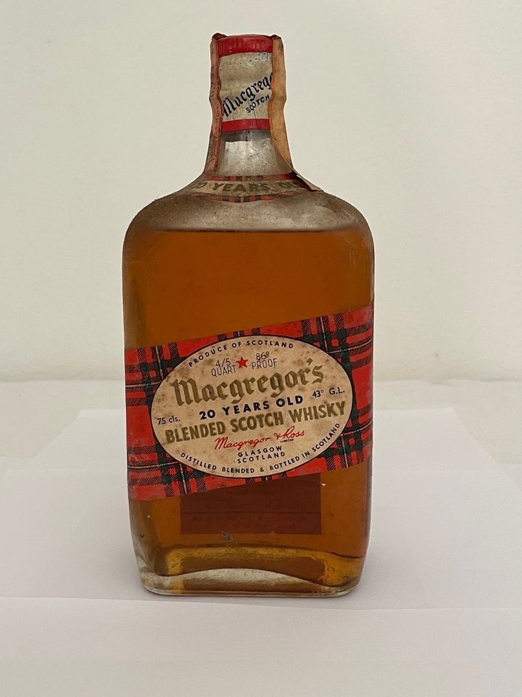 Macgregor's 20 years old  - b. αργά μέσα στα τέλη της δεκαετίας του 1960 και αρχές της δεκαετίας του 1970 - 75cl #1.0