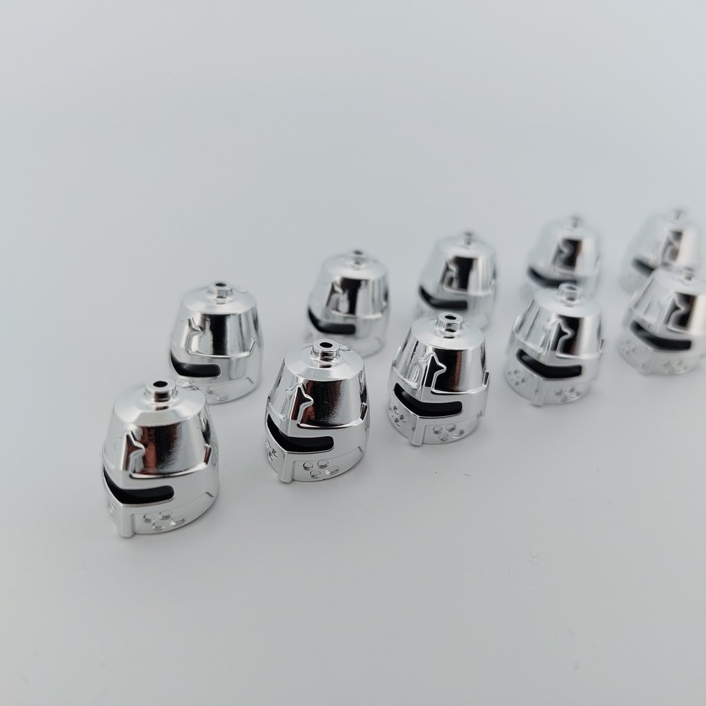 Lego Τουβλάκια - Castle - Lego castle 10 chrome helmets NEW #1.0