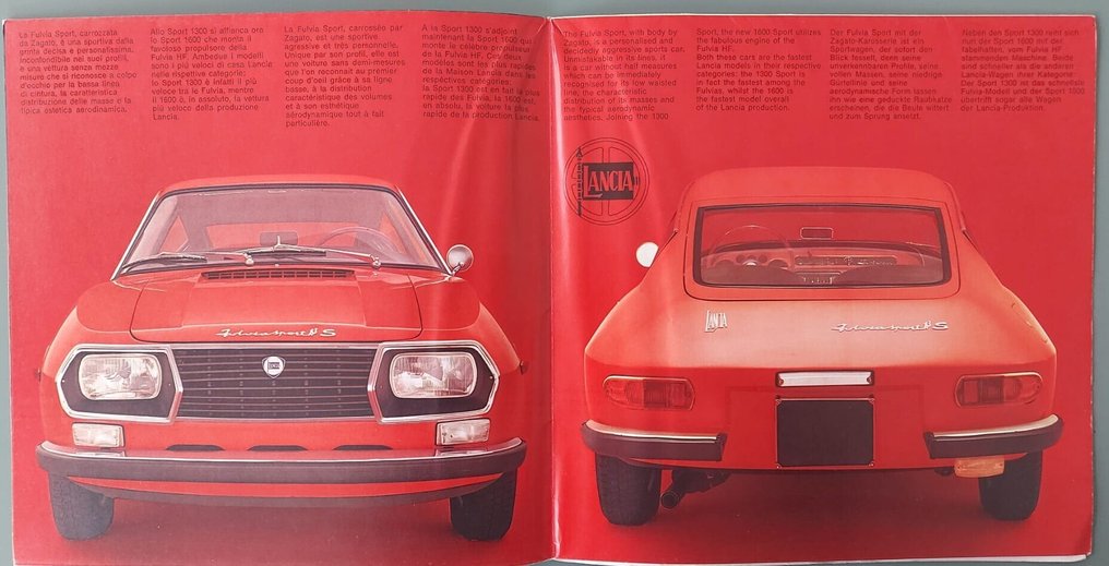 Brochure - Lancia - Lancia Fulvia Sport #3.2