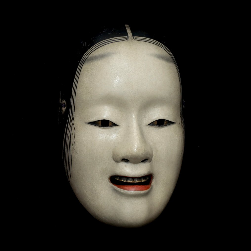 Masque Nô - Bois - Masque de Noh de Deigan 能面 泥眼 #1.0