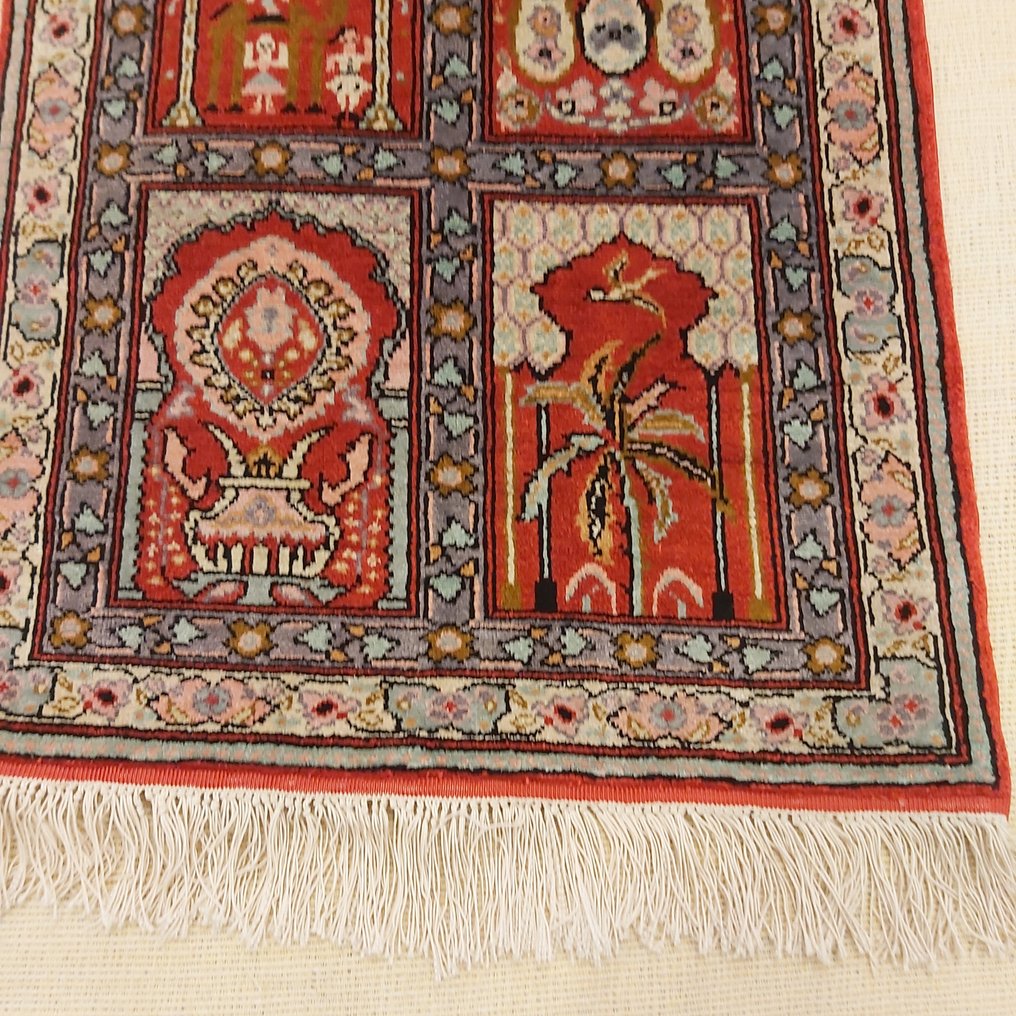 Kayserie - 地毯 - 87 cm - 50 cm - 土耳其丝绸开塞利地毯 #3.2