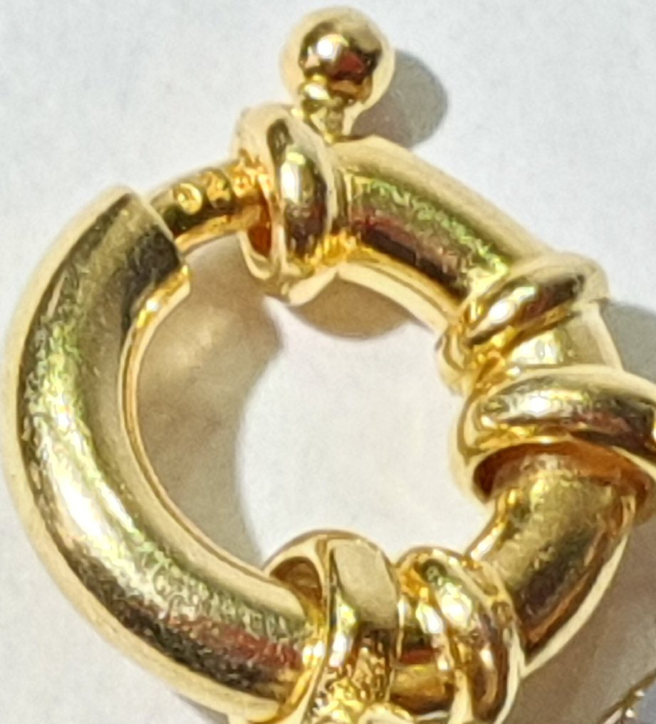 虎睛石天然 - 大号 - 非常特别 - 创造力与力量 - 925纯银 - 高品质 - 项链 #3.2