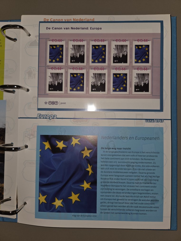 Olanda  - Canon van Neserland în timbre postale #2.1