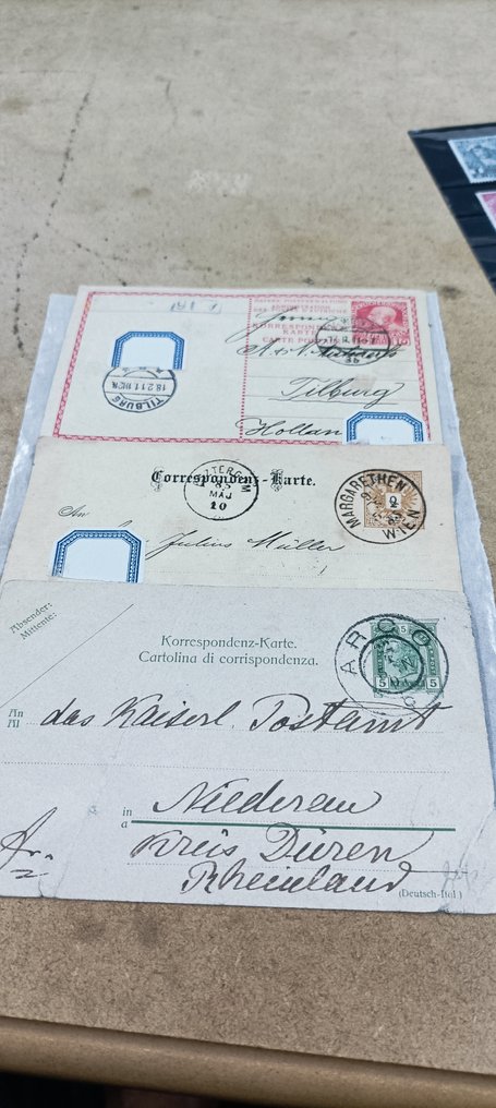 Αυστρία 1890/1970 - Αυστριακά γραμματόσημα. 60η επέτειος - 80ά γενέθλια αυτοκράτορα + καρτ ποστάλ. #3.2