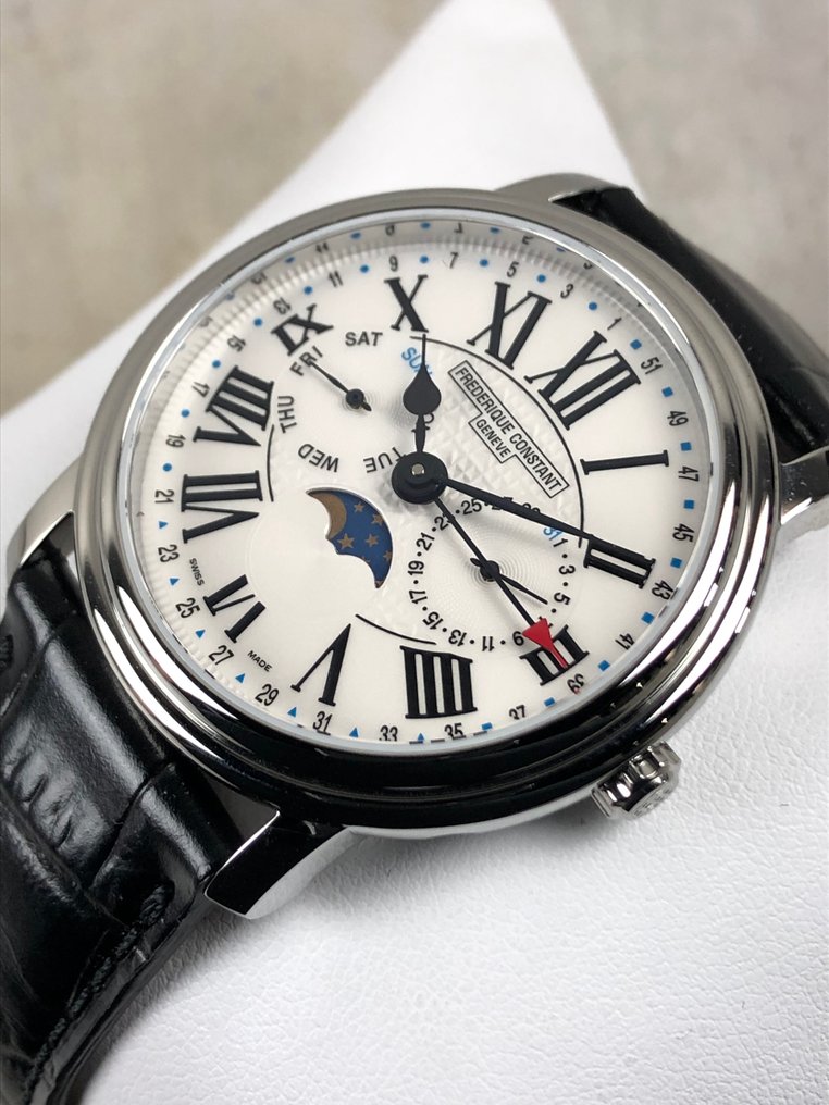 Frédérique Constant - Classics Business Timer Moonphase - FC-270M4P6 - Herre - 2020+  #1.0
