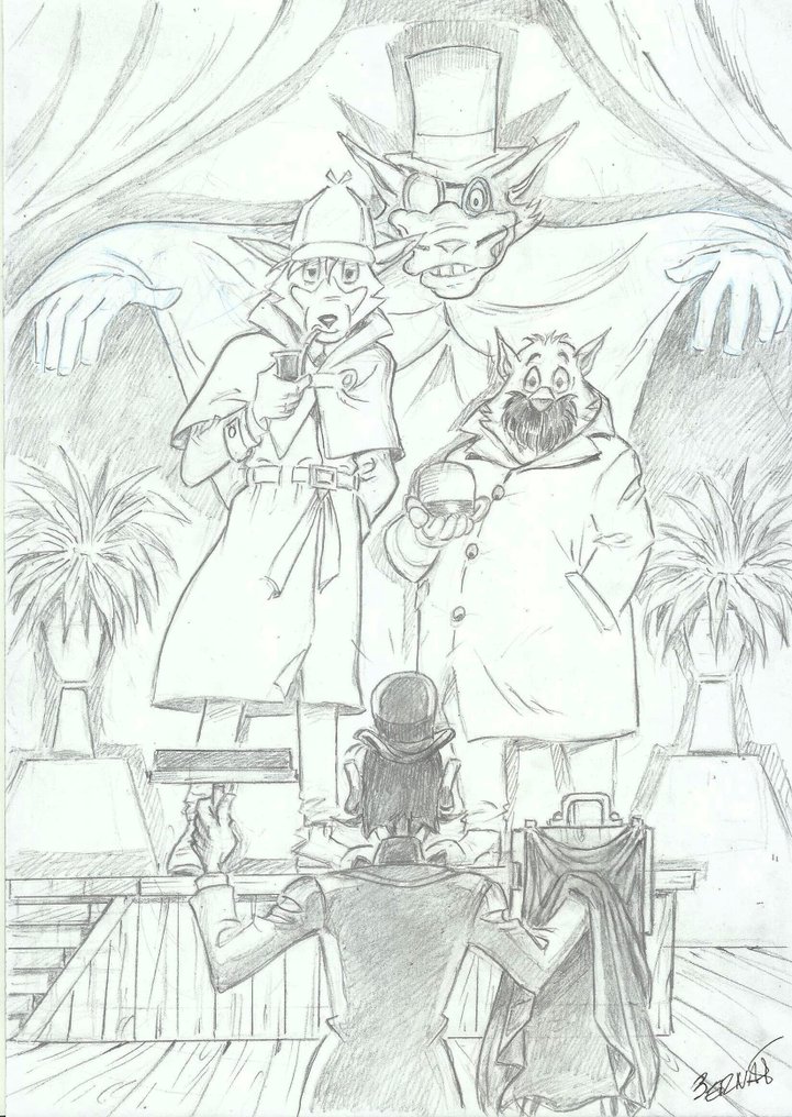 Bernat - 1 Original drawing - Sherlock Holmes - Photography ! #1.0