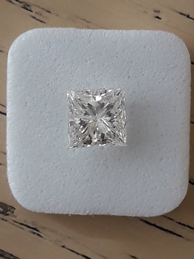 2 pcs 钻石  (天然)  - 3.11 ct - 方形 - G, H - SI2 微内三含级 - Gemewizard宝石实验室（GWLab） #1.0