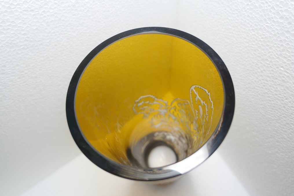 Glasfabriek Leerdam - Siem van der Marel - Wazon - Szkło - Słoneczniki Van Gogh #4.3