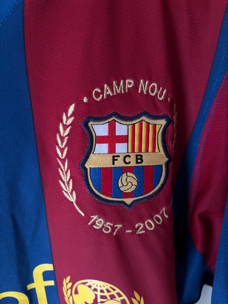 FC Barcelona - Spaanse voetbal competitie - Ronaldinho - 2007 - Voetbalshirt #4.3