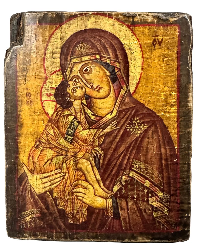 Ikone - Gottesmutter - Holz #1.0