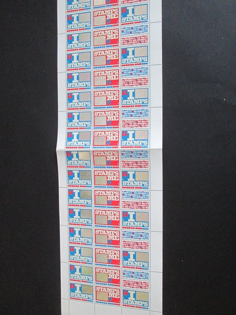 荷兰  - 惊喜邮票（来自 PB54）完整的整张（未作为此类发行） #1.0