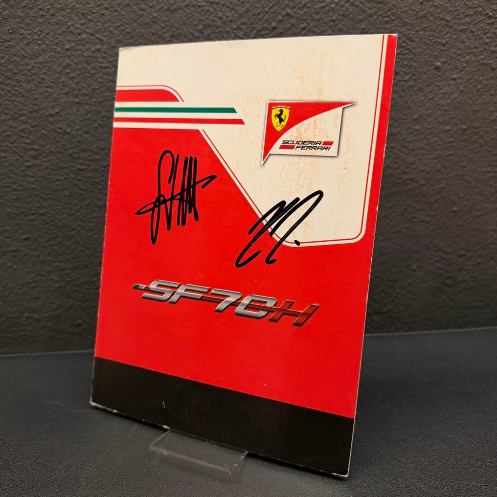 Ferrari - SF70H folder - Sebastian Vettel - Kimi Raikkonen - 2017 - Eventprogram #2.1