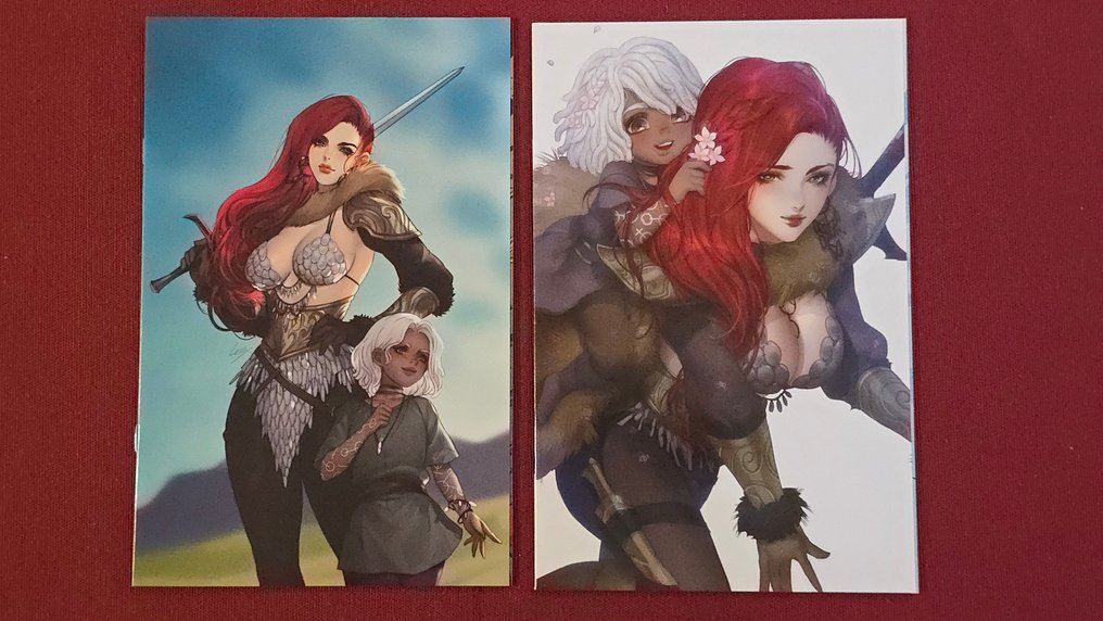 Red Sonja #7 #8 - (Cvr J Leirix Ltd Virgin)  (Cvr B Leirix Ltd Virgin) - 2 Comic - EO #1.0
