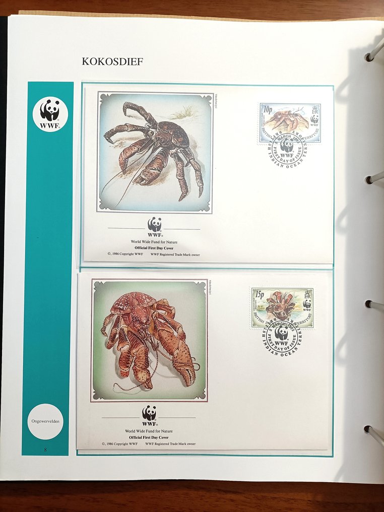 Θεματικός Κόσμος WWF 1993/2002 - Σπάνια και Εντυπωσιακή Συλλογή της περιόδου με γραμματόσημα, FDC, φύλλα και επεξηγήσεις. - Euro 1.900,00++ - No Reserve Price #3.2