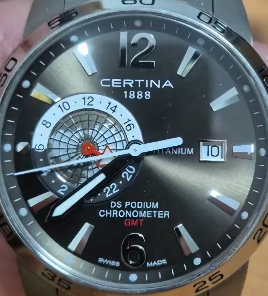 Certina - DS Podium Chronometer GMT Titanium - χωρίς τιμή ασφαλείας - Άνδρες - 2000-2010  #1.0