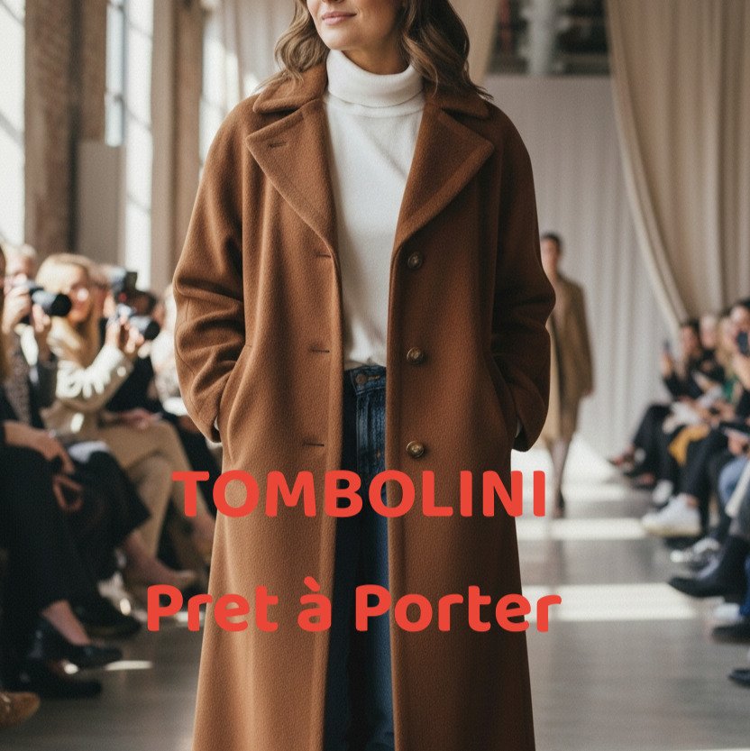 TOMBOLINI -size 44 - 100% lana - Παλτό - New with tags #2.1