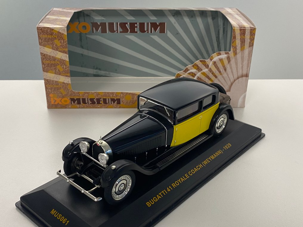 Ixo Museum 1:43 - 模型汽车 - Bugatti 41 Royale Coach (Weymann) 1929 - 精彩的模型，限量版，已售罄 #1.0