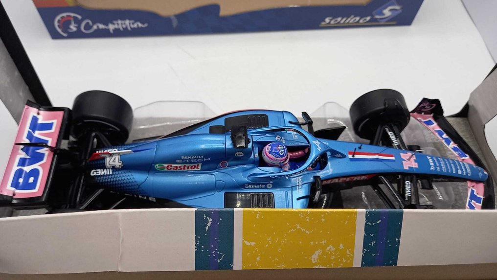 Solido 1:18 - Αυτοκίνητο μοντελισμού - Alpine A522 Fernando Alonso Monaco GP 2022 - (κώδικας C31) #3.2