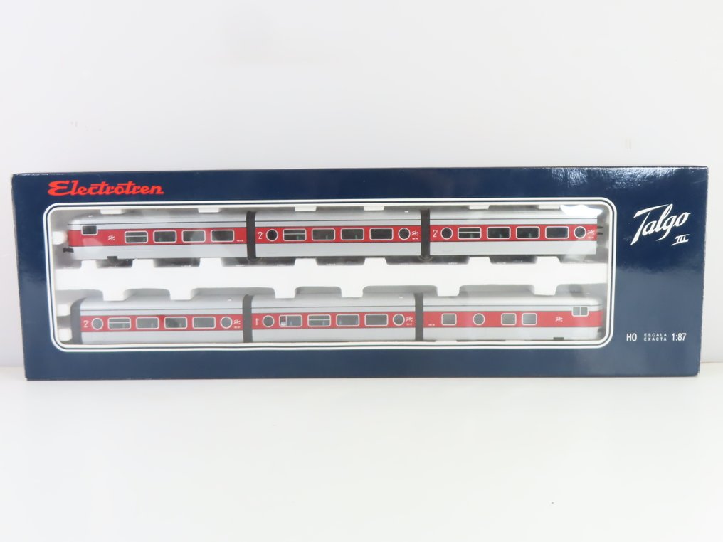 Electrotren H0 - 3301K - Σετ επιβατικού τρένου μοντελισμού (1) - Σετ 6 τεμαχίων Talgo III - RENFE #2.1