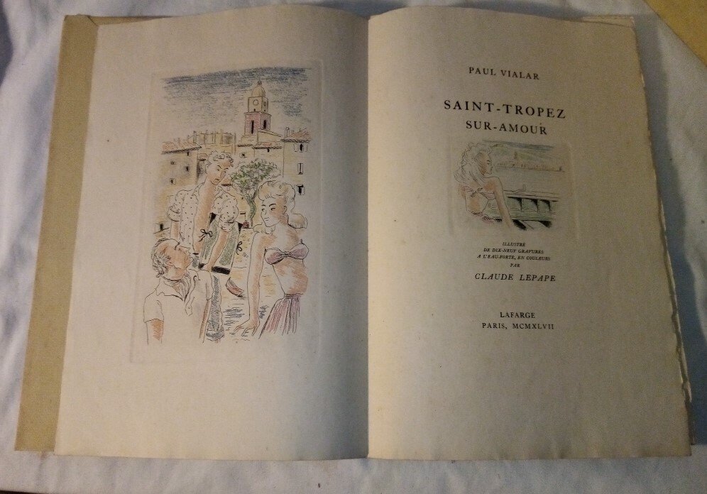 Paul VIALAR / Claude LEPAPE - Saint Tropez sur Amour - 1947 #1.0