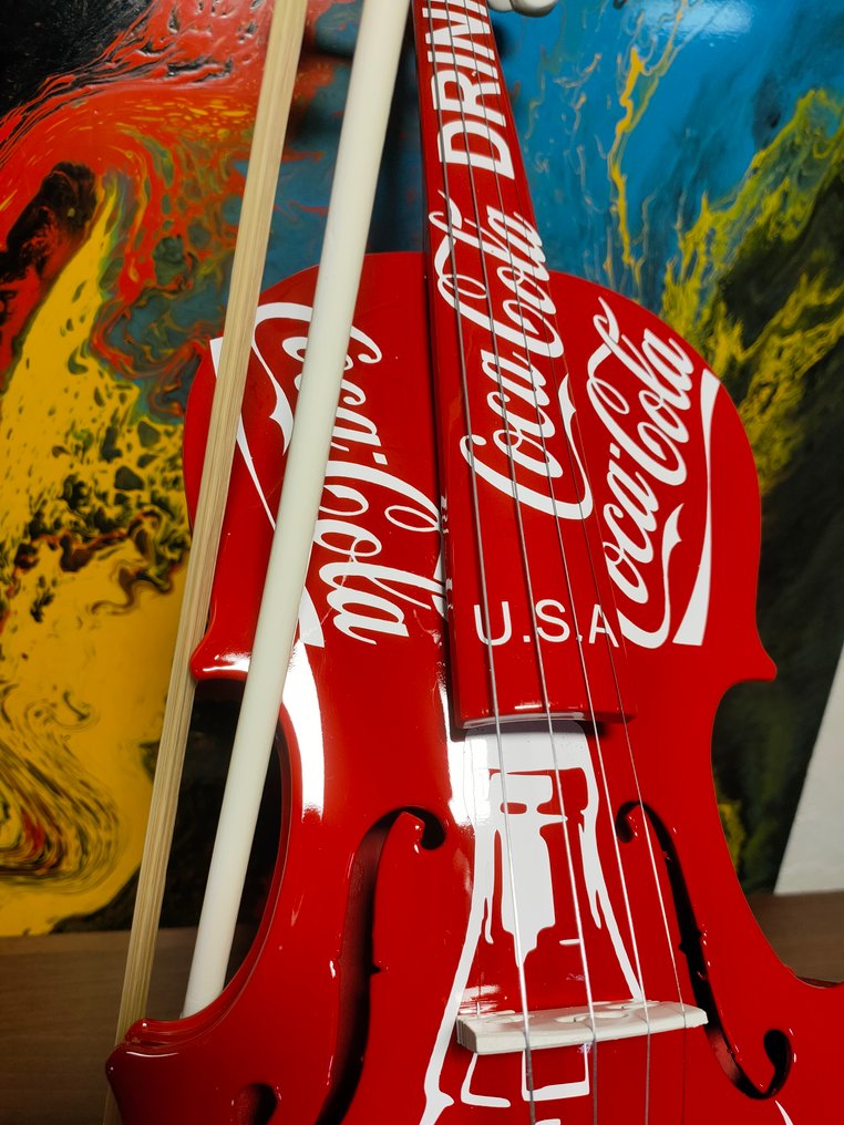 fp pop art - Coca cola Classic violon (60cm) luxury Limited Édition 5/10 #4.3