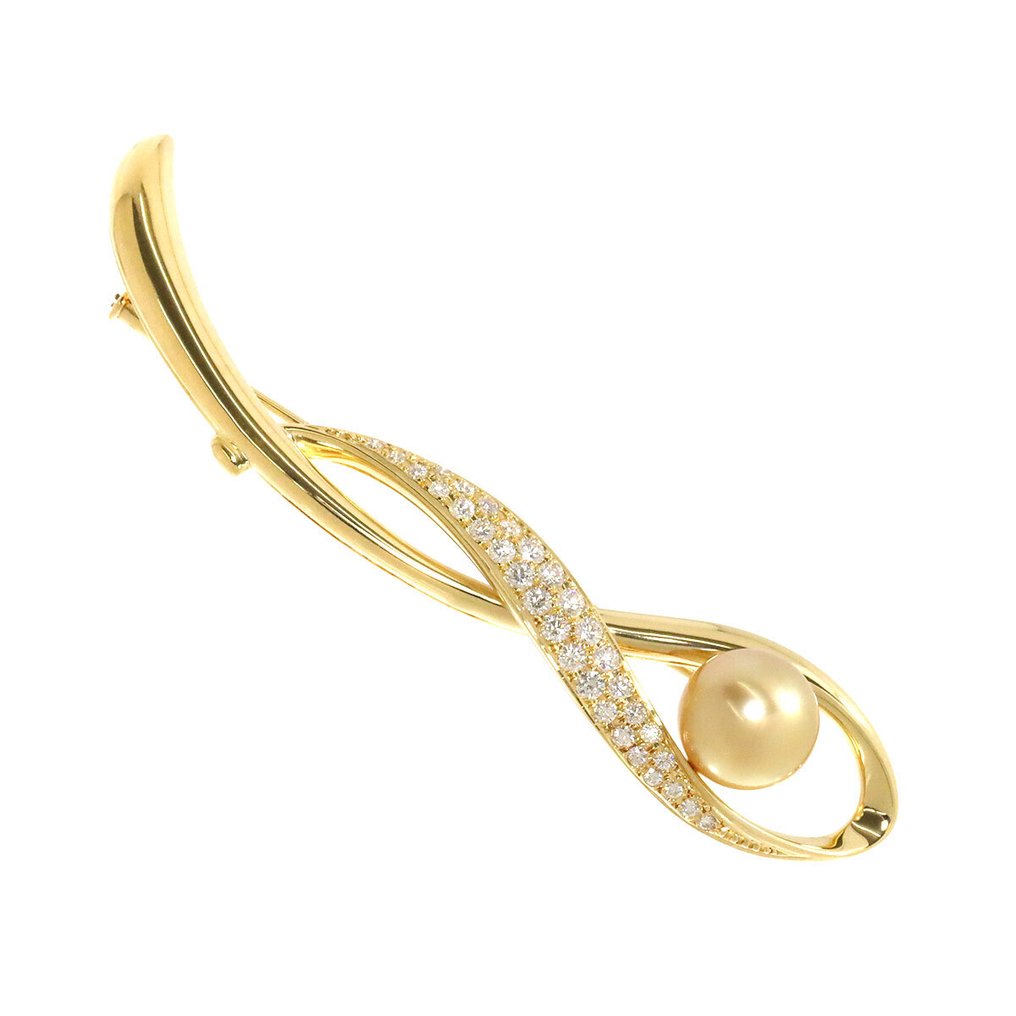 Mikimoto - Brosche - 18 kt Gelbgold #1.0