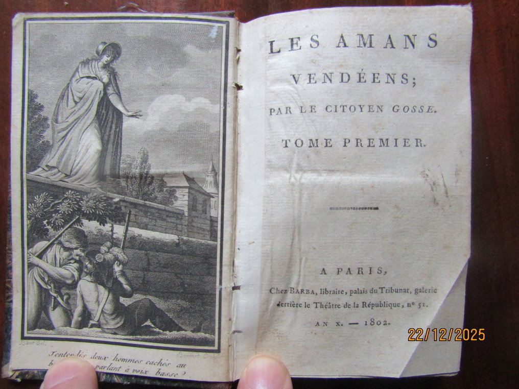 Étienne Gosse - Les amants vendeens - 1802 #1.0