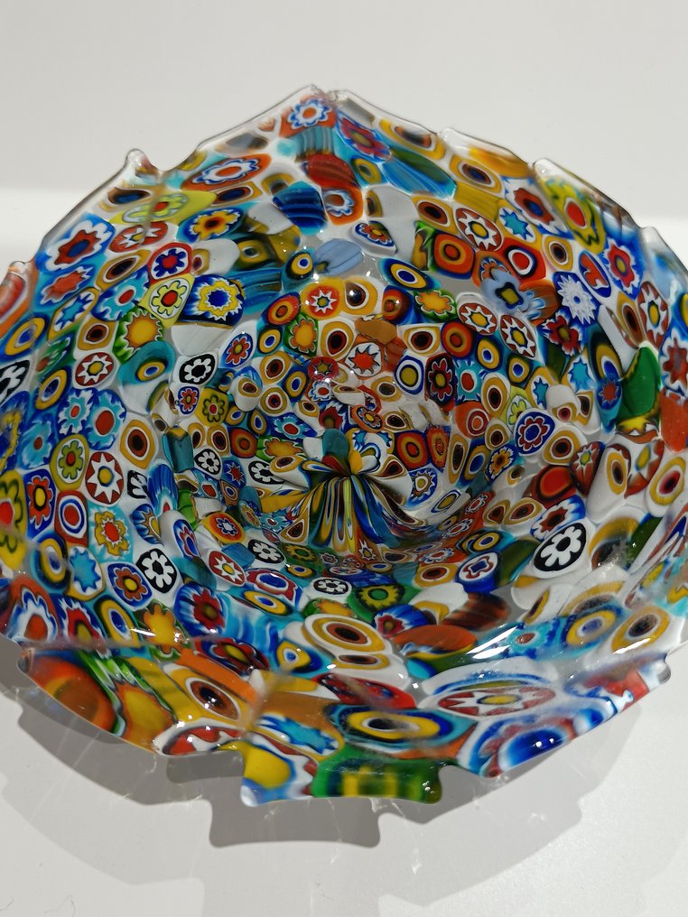 Murano - 碗 - 穆拉諾玻璃 - Murrine millefiori #4.3