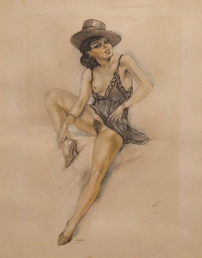 Edouard Chimot (1880-1959) - Nude #1.0