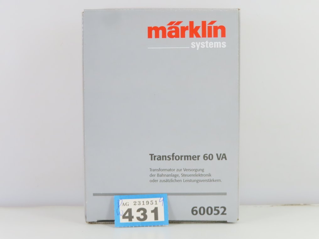 Märklin H0 - 60052 - 變壓器 (1) - 60VA 强大电源/变压器 #2.1