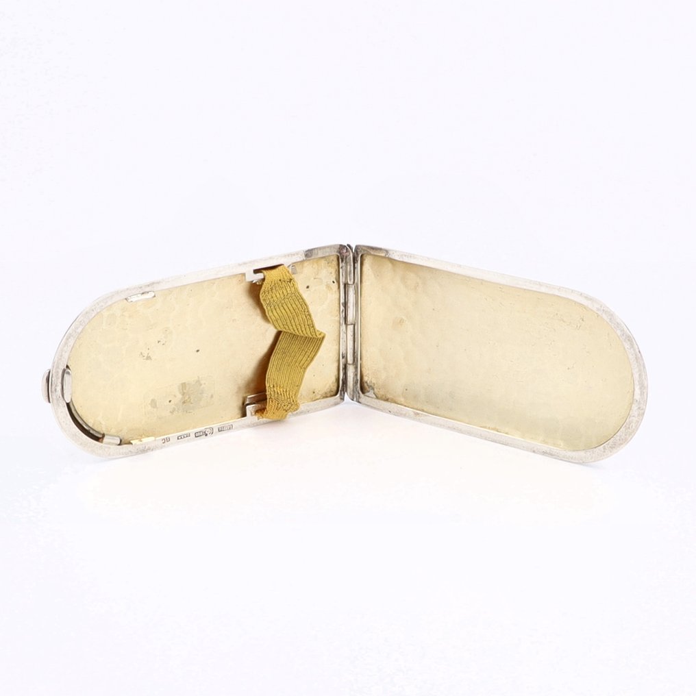 Bihlmeyer & Co. / Deutsches Reichsgebrauchsmuster - Art-Deco - Cigarette case - .800 silver #3.2