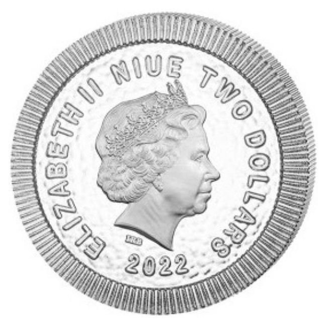 Niue. 2022 1 oz $2 NZD Niue Athenian Owl Stackable Silver Coin  (No reserve price) #1.0