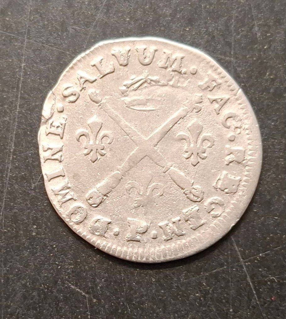 法国. 路易十四 （1643-1715）. 5 Sols 1702-P, Dijon  (没有保留价) #1.0