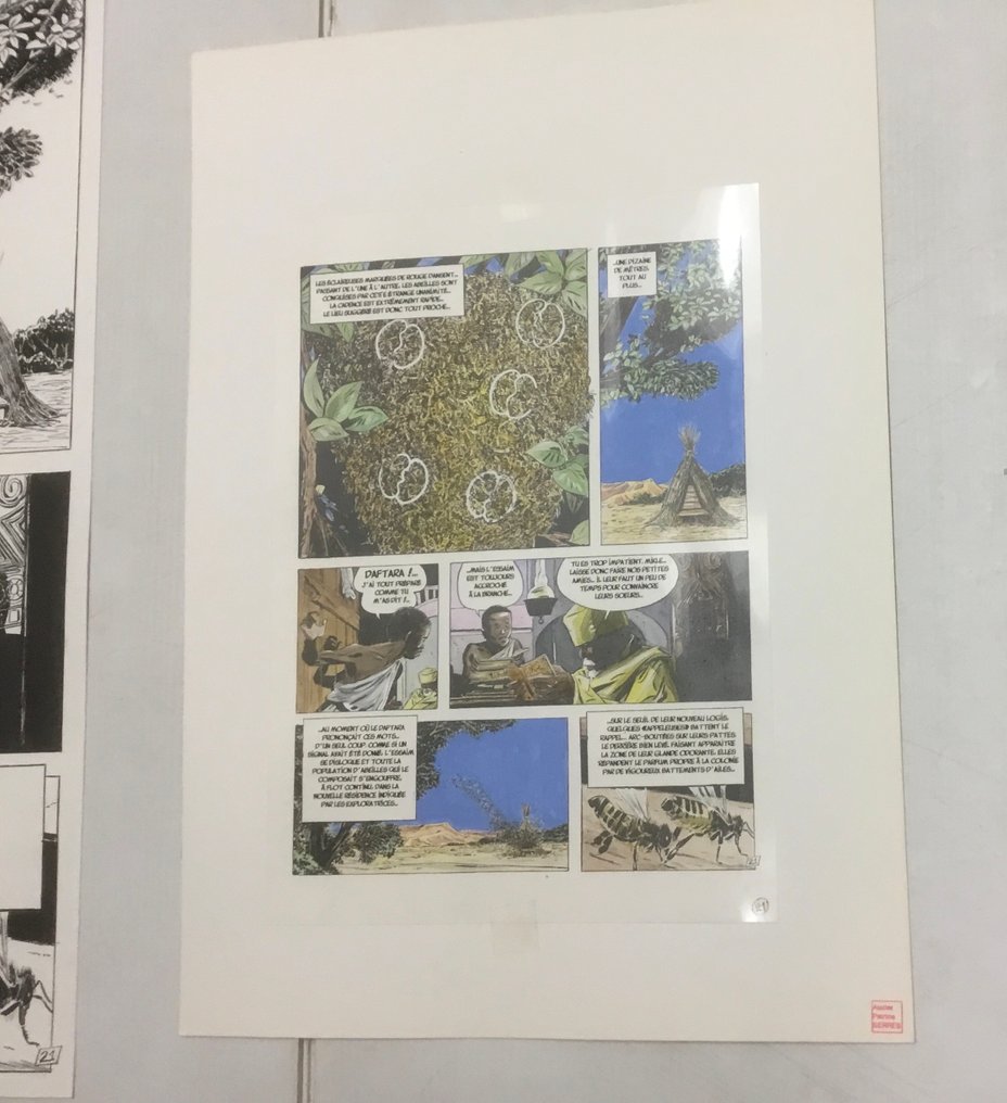 Serres, Patrice - 1 Original page - Le bal des abeilles - 2001 #3.2