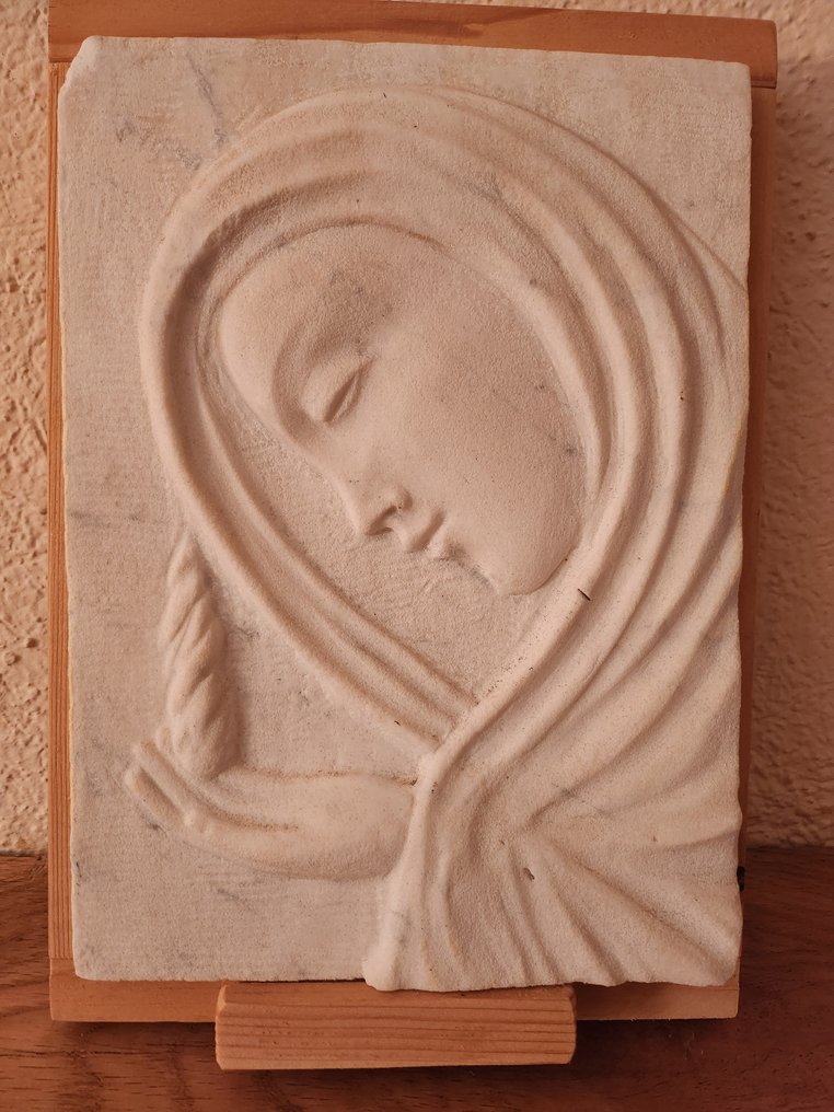 Γλυπτό, Madonna - 25 cm - Μάρμαρο Carrara #1.0