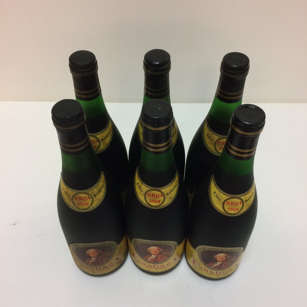 1968 Bodegas Faustino Martinez, Faustino V - 拉里奧哈 Reserva - 6 瓶 (0.75L) #4.3