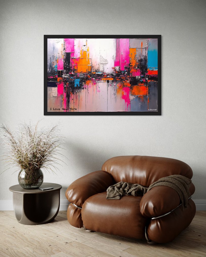 Sam Burnet (1969) - I Love New-York-Madonna Toile 1/3 XL #3.2