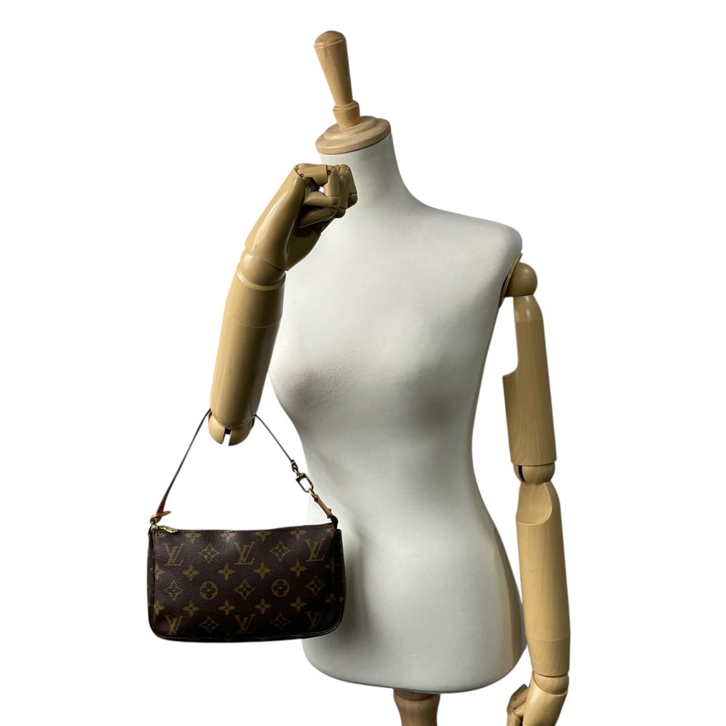 Louis Vuitton - Monogram Canvas Pochette Accessoires Handbag Accessory Pouch Vintage Reference: M40712 - Τσάντα #3.2