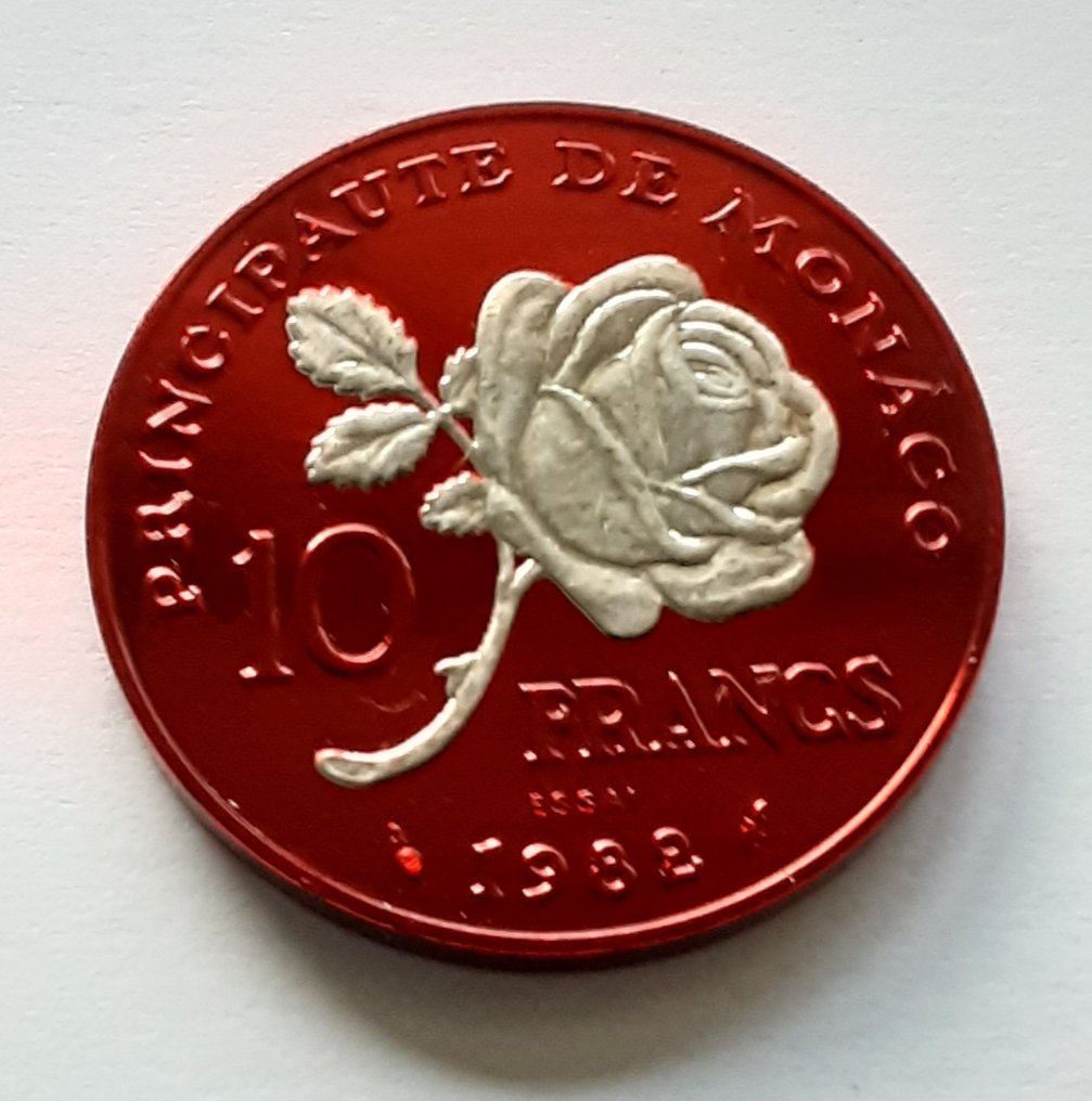 Monaco. 10 Francs 1982 Grace Kelly  (No reserve price) #1.0