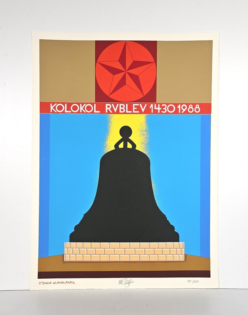 Lucio Del Pezzo (1933-2020) - Dedicato ad Andrey Rublev #2.1