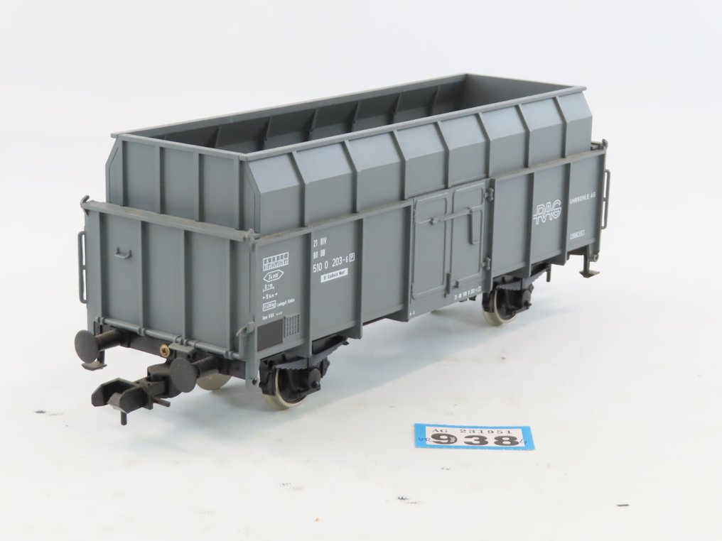 Märklin 1 - uit set 85875 - 模型貨運火車 (1) - 2-Assign Cokes Wagen "RAG" - DB #3.2
