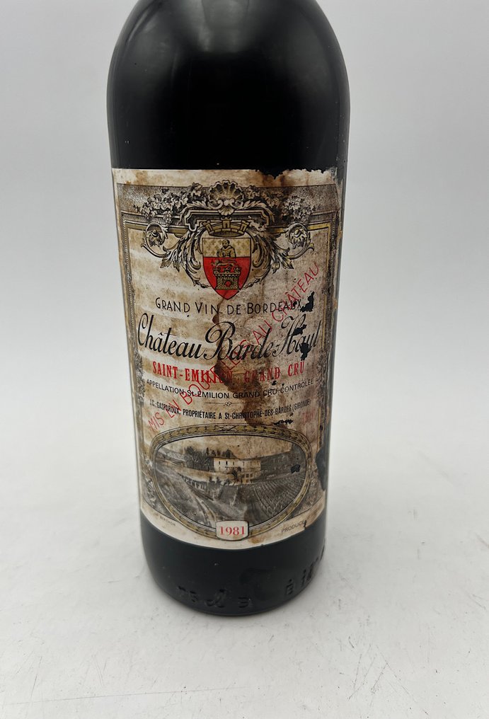 1981 Château Barde Haut - Bordeaux, Saint-Émilion Grand Cru - 5 Flaskor (0,75L) #3.2