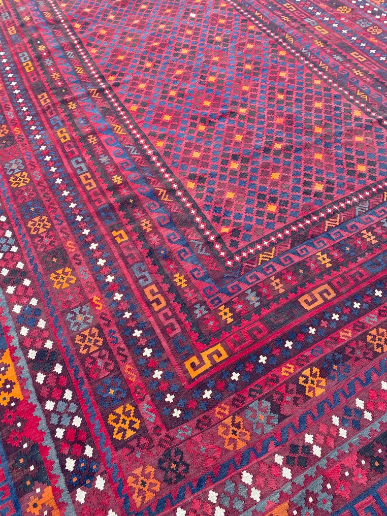Turkmen Kelim - Αχρησιμοποίητο - Χαλί - 388 cm - 263 cm #1.0