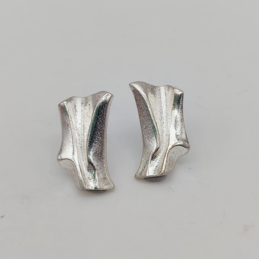 χωρίς τιμή ασφαλείας - Lapponia - Σκουλαρίκια - Mira Ασημί - Björn Weckström #1.0