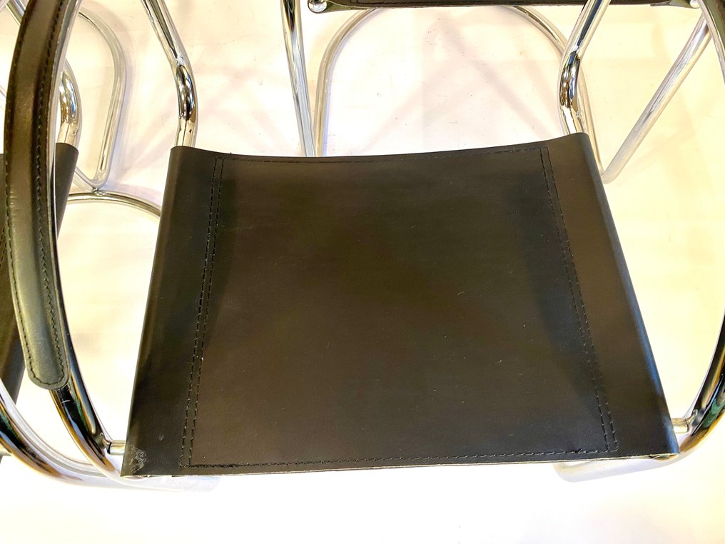 Καρέκλα (4) - Δέρμα, Χρώμιο - Κατασκευασμένο στην Ιταλία #4.3