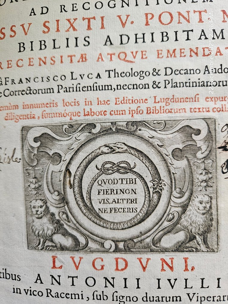 Concordantiæ Sacrorum Bibliorum Vulgatæ Editionis - 1652 #4.3
